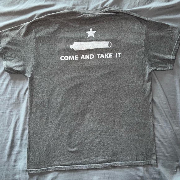 XL gray “Come And Take It” short sleeve tshirt - Picture 1 of 4